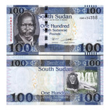 Cédula Fe Sudão Do Sul 100 Pounds 