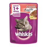 Whiskas Gato Adulto Pouch Soufle De Carne 85gr