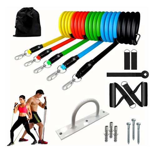 Kit Extensor Elástico Academia Funcional Cross Fit Oferta