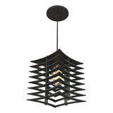  Lustre Luminária Oriental Pendente Pw0013 Com Filetes De