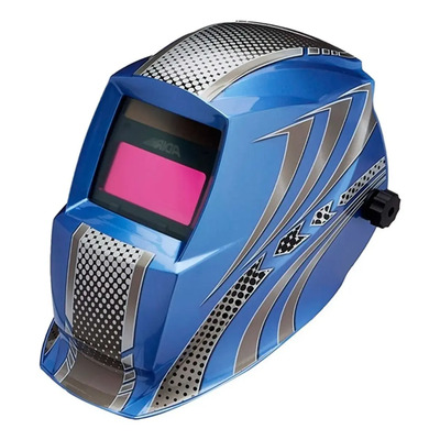 Careta Electrónica Soldar Automática Azul Con Gris Adir 6713 | MercadoLibre