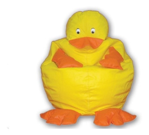 Puff Fiaca Pato Infantil Ecocuero