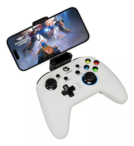 Controle Gamesir T4 Pro Bluetooth 2.4g Windows Switch Branco