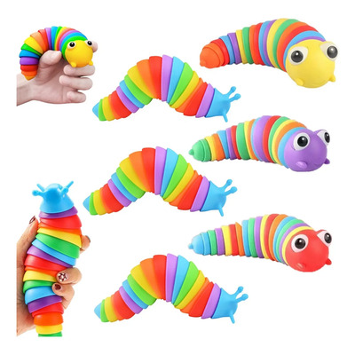 Set De 12 Juguetes De Orugas De Simulación De Plástico – Gusanos Realistas De 7 Cm Para Bromas, Educación Y Fiestas, Para Niños De 3 A 8 Años
