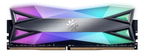 Memoria Ram Spectrix D60 Gamer Color Tungsten Grey 16gb 1x16gb Xpg Ax4u360016g18i-st60