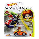 Princesa Daisy Hot Wheels Mario Kart Edición Limitada 2021 Color Naranja