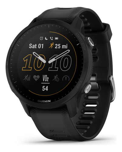 Reloj Garmin Forerunner 955 Smartwatch Táctil Triatlon Color Del Bisel Negro