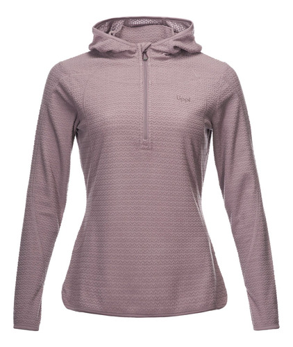 Poleron Mujer Lippi Jacaranda Nano-f 14 Zip Hoody Lila