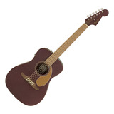 Guitarra Fender Electroacústica Malibu Player Burgundy Satin