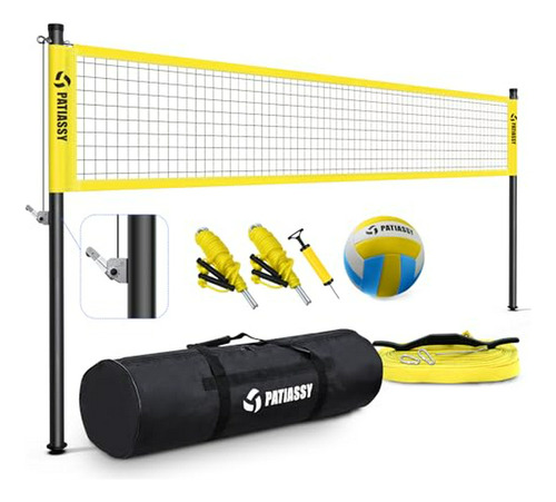 Red De Voleibol Portátil Profesional Compatible Con Patio Tr