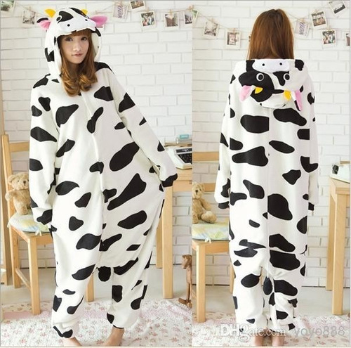 Pijama Vaca Kigurumi Kawaii Polar Adulto Unisex 