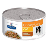 Alimento Hill's Prescription Diet Urinary Care C/d Multicare Para Perro Senior Todos Los Tamaños Sabor Pollo Y Vegetales En Lata De 5.5oz