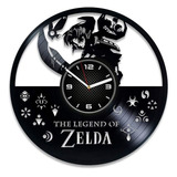 Decorstudioua Zelda Regalo Para Gamer Zelda Reloj De Vinilo 