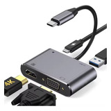 Usb C Hub Multipuerto Adaptador Doble Hdmi Windows Macbook