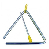 Triangulo Cromado Instrumento De Percusión Cptr001