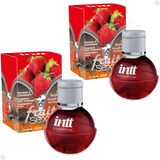 Kit 2 Fruit Sexy Gel Lubrificante Corporal Comestível Intt
