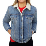 Campera  Levis De Mujer Jean Con Corderito 100% Original !!!