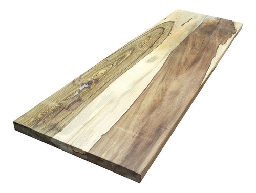 Mesada Tabla Barra Desayunador 38x120cm, Madera Guayubira