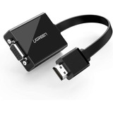 Adaptador Hdmi A Vga Activo Ugreen Con Conector De Audio De