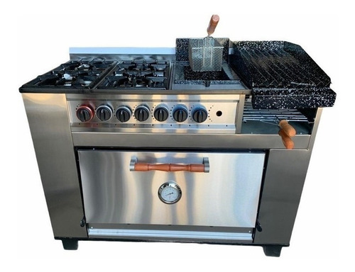 Cocina Industrial Tecnocalor 4h Freidora Parrilla Tostador