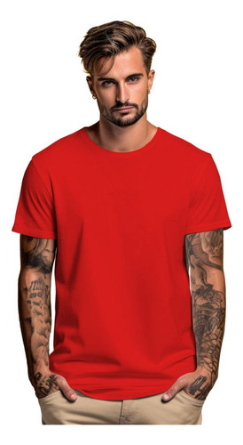 Polera Algodon Manga Corta Hombre Ultra Liviana - Unisex