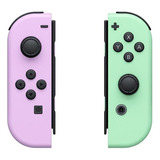 Joy-con Violeta Verde Pastel Nintendo Switch Original Meda