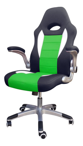 Silla Pc Gamer Sonic Envío Gratis - Desillas Color Negro/verde