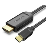 Cabo Video Usb Tipo C P/ Hdmi 1.4 5.4gbps 4k 60hz Vention