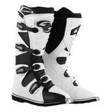 Bota Motocross Enduro Combat 4 Negro Blanco Protork