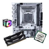 Kit Gamer Placa Mãe X99 White Intel Xeon E5 2690 V3 64gb Coo