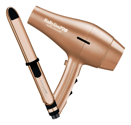 Plancha Babyliss Optima 465°f +secador 2000w Kit Profesional