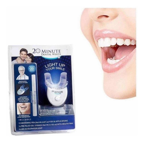 Blanqueador Dental Dientes Led 20 Minutos Con Gel