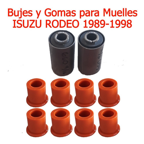 Kit Bujes Y Gomas Para Muelles Isuzu Rodeo 1989 Al 1998