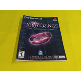 Portada Original The Lord Of The Rings The Fellowship Ps2