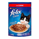 Alimento Húmedo Gato Felix® Adultos Carne 85g / Catdogshop