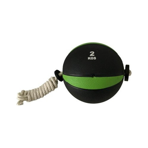 Medicine Ball Com Corda 2kg Crossfit Treino Funcional7101002