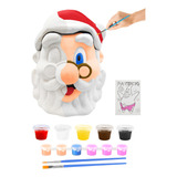 Dulcero Navideño De Santa Claus Para Pintar En Navidad