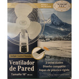 Ventilador De Pared Control Remoto Vec W1655w 