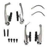 Kit De Frenos V-brake  Aluminio 4 Piezas Para Bicicleta