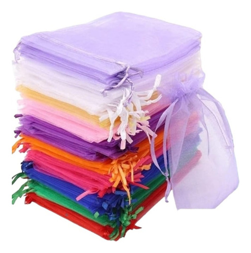 Bolsas De Organza 15x20 Cm Candy Bar Variedad De Color X12 