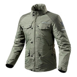 Campera Moto Revit Quartz H2o Lluvia Wp Verde Bamp Group