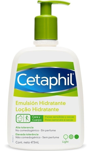 Kit 2 Cetaphil Emulsión Loção Hidratante 473ml Rosto E Corpo