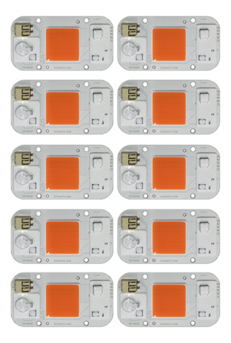 Led Chip Cob 50w Cultivo Indoor Cálido/full Spectrum X10