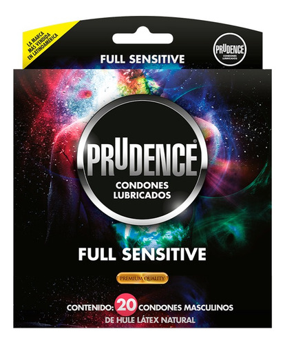 Condones Prudence Full Sensitive 20 Condones 