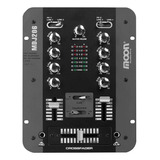 Consola Mixer Moon Mdj 206 Dj Stereo 2 Canales 7 Entradas