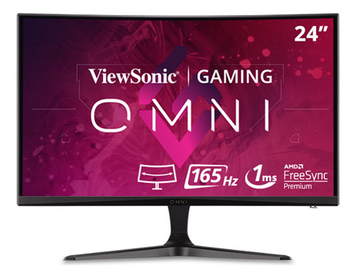 Monitor Full Hd 24'' Viewsonic Vx2418c Curvo Gaming