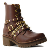 Botas Casuales Para Dama Café Salamandra 116-1558