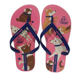 Chinelo Infantil Feminino Grendene Ipanema 26836  Pets Pop