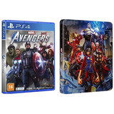 Jogo Ps4 Marvel Avengers Steelbook - Físico Lacrado