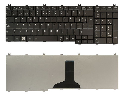 Teclado Toshiba Satellite C650 C655 Nsk-tn0sv Negro Español